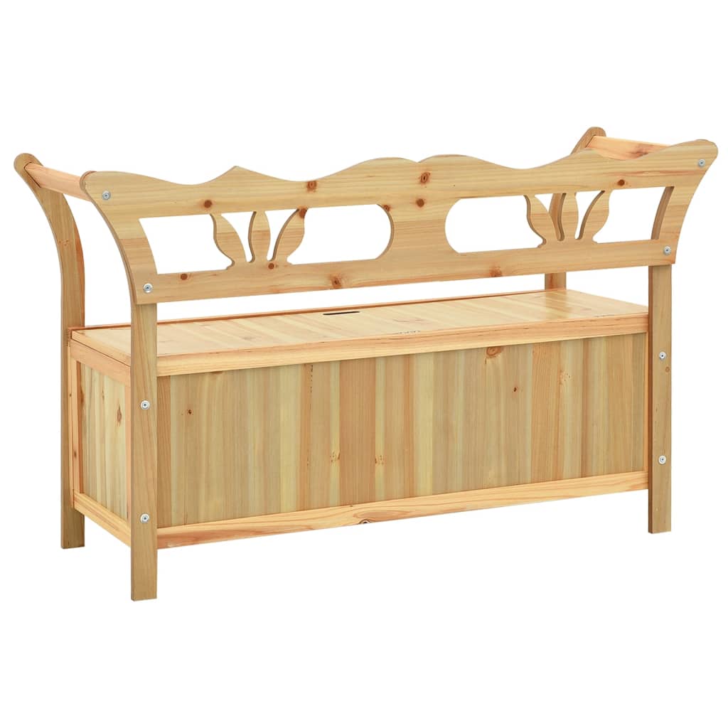 Bankje 107x45x75,5 cm massief vurenhout is nu te koop bij PeponiXL, paradijselijk wonen!