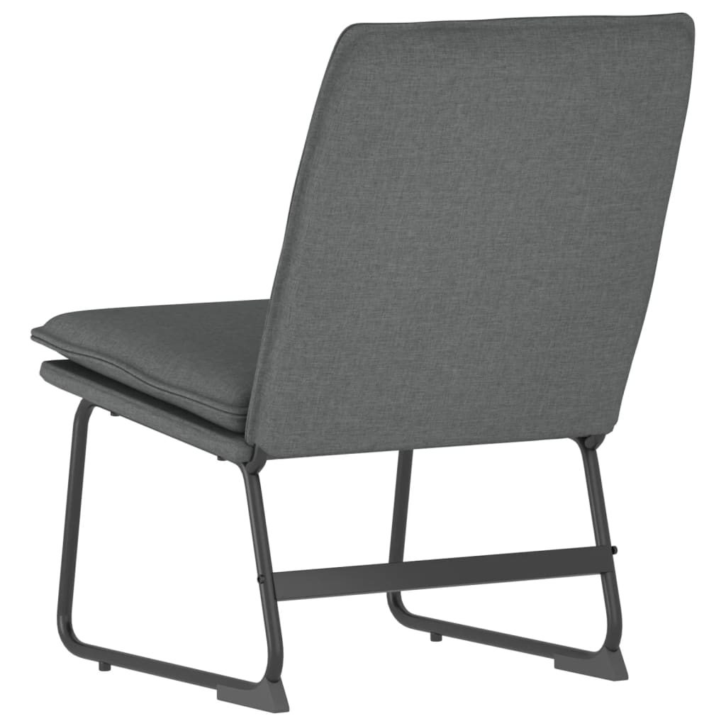 Loungestoel 52x75x76 cm stof donkergrijs is nu te koop bij PeponiXL, paradijselijk wonen!