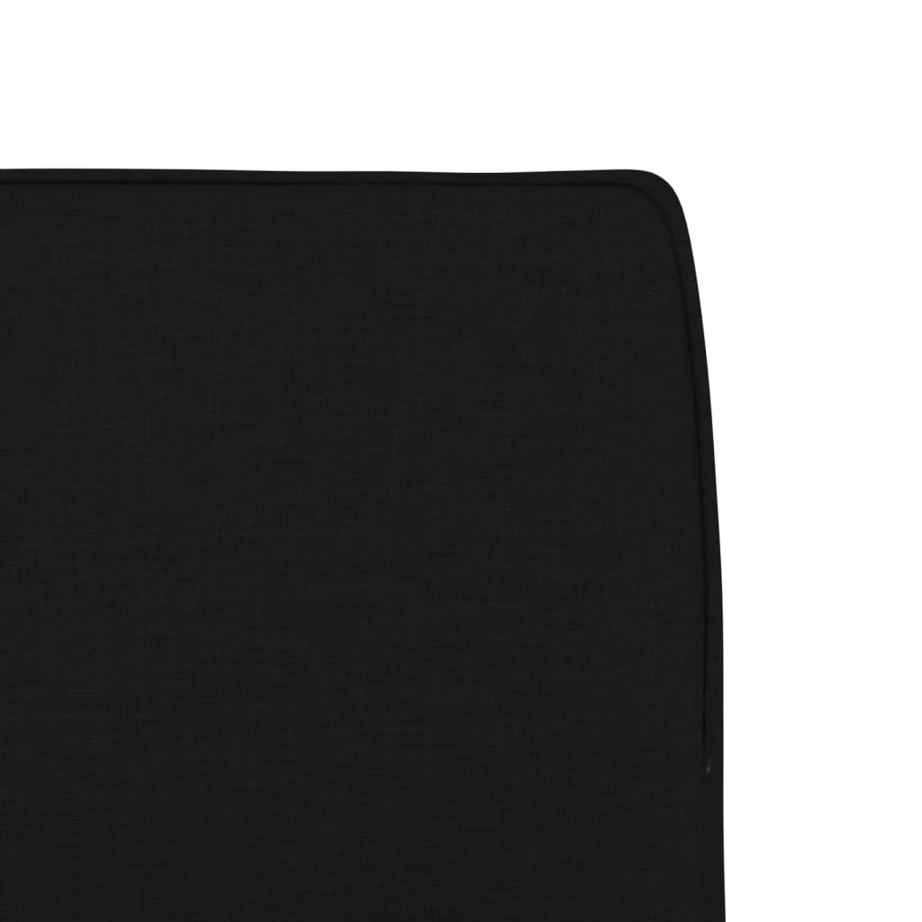 Loungestoel 52x75x76 cm stof zwart is nu te koop bij PeponiXL, paradijselijk wonen!