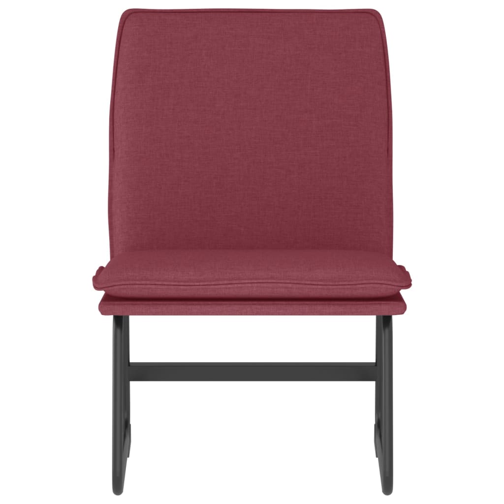 Loungestoel 52x75x76 cm stof wijnrood is nu te koop bij PeponiXL, paradijselijk wonen!