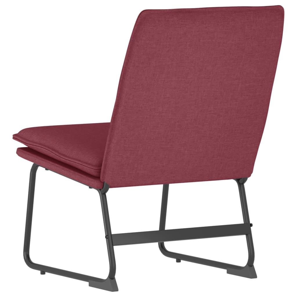 Loungestoel 52x75x76 cm stof wijnrood is nu te koop bij PeponiXL, paradijselijk wonen!