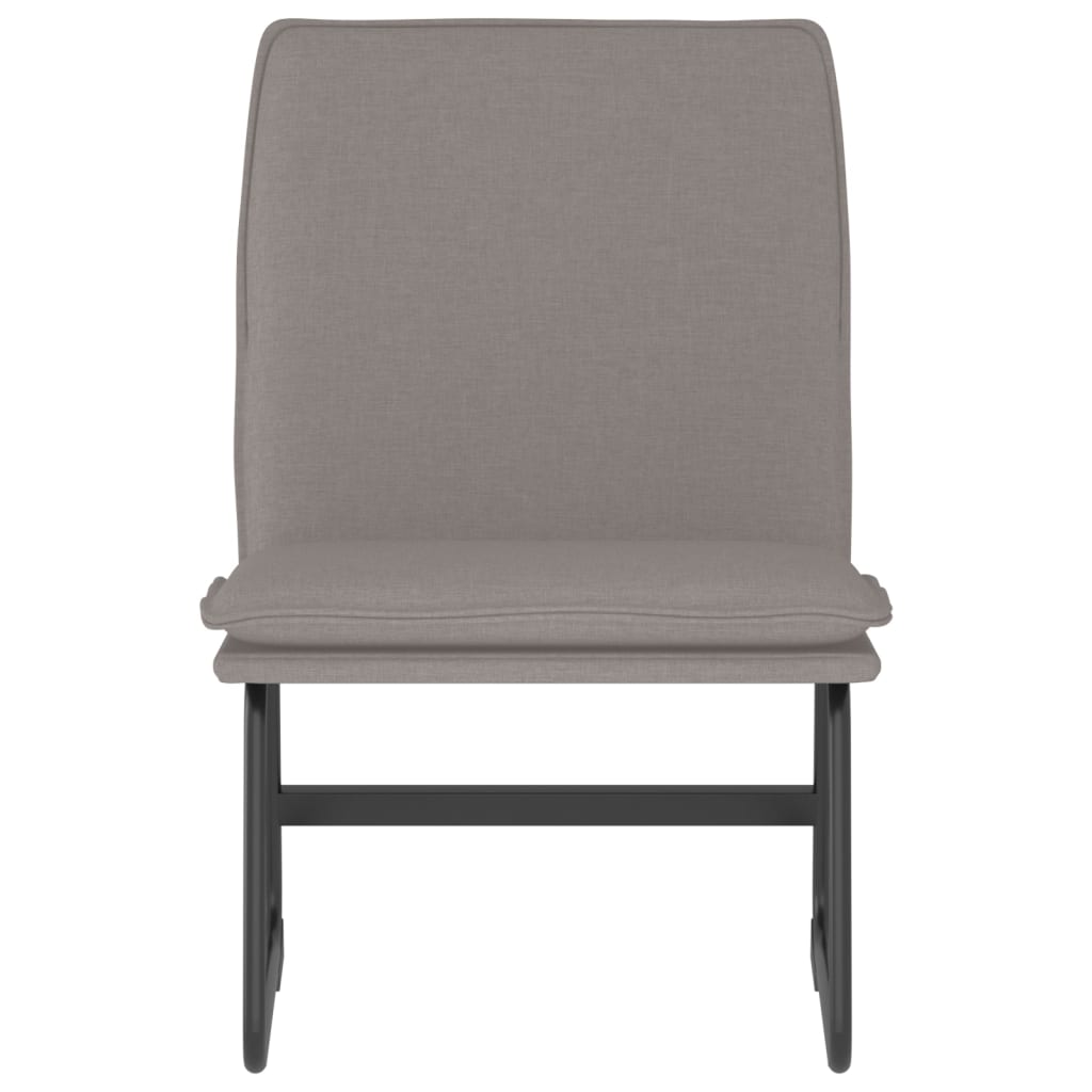 Loungestoel 52x75x76 cm stof taupe is nu te koop bij PeponiXL, paradijselijk wonen!