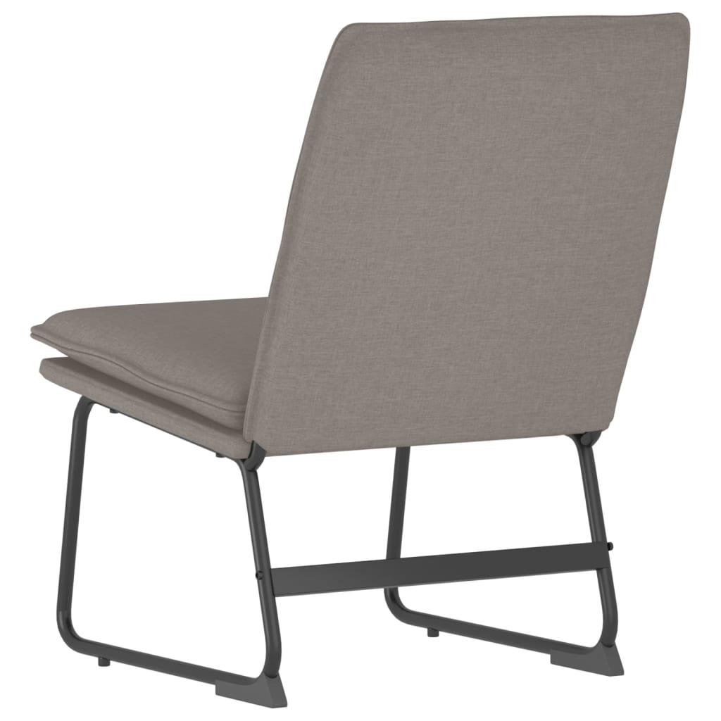 Loungestoel 52x75x76 cm stof taupe is nu te koop bij PeponiXL, paradijselijk wonen!