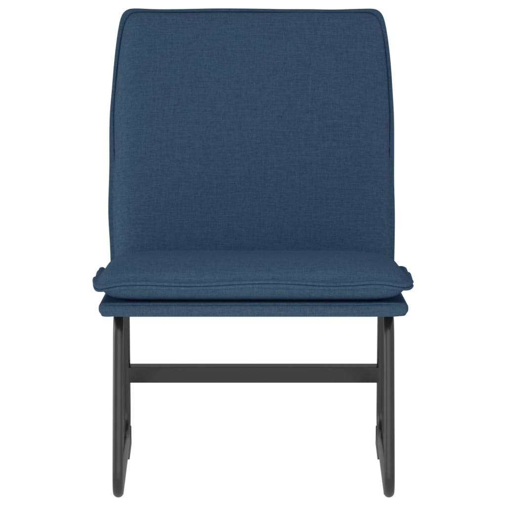 Loungestoel 52x75x76 cm stof blauw is nu te koop bij PeponiXL, paradijselijk wonen!