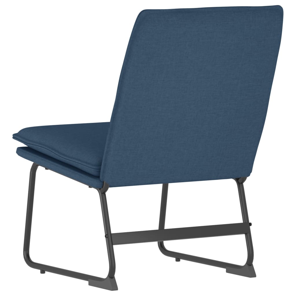Loungestoel 52x75x76 cm stof blauw is nu te koop bij PeponiXL, paradijselijk wonen!
