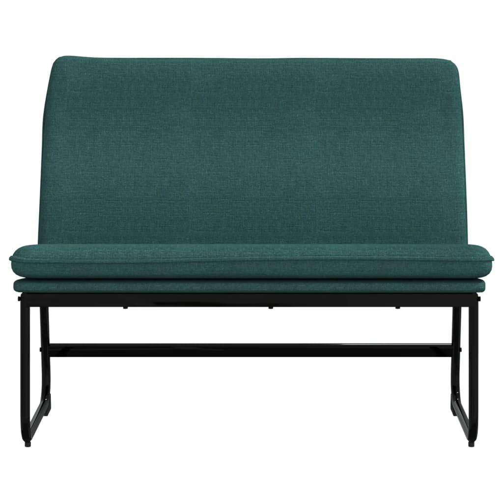 Bankje 100x75x76 cm stof donkergroen is nu te koop bij PeponiXL, paradijselijk wonen!