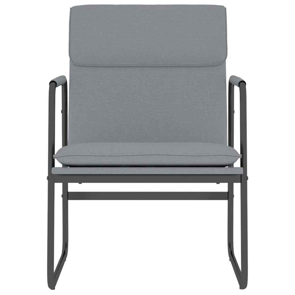 Loungestoel 55x64x80 cm stof lichtgrijs is nu te koop bij PeponiXL, paradijselijk wonen!