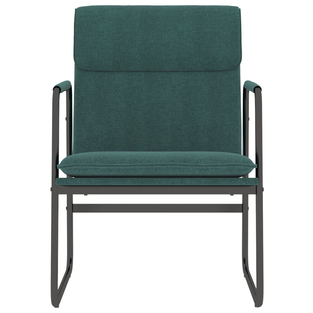 Loungestoel 55x64x80 cm stof donkergroen is nu te koop bij PeponiXL, paradijselijk wonen!