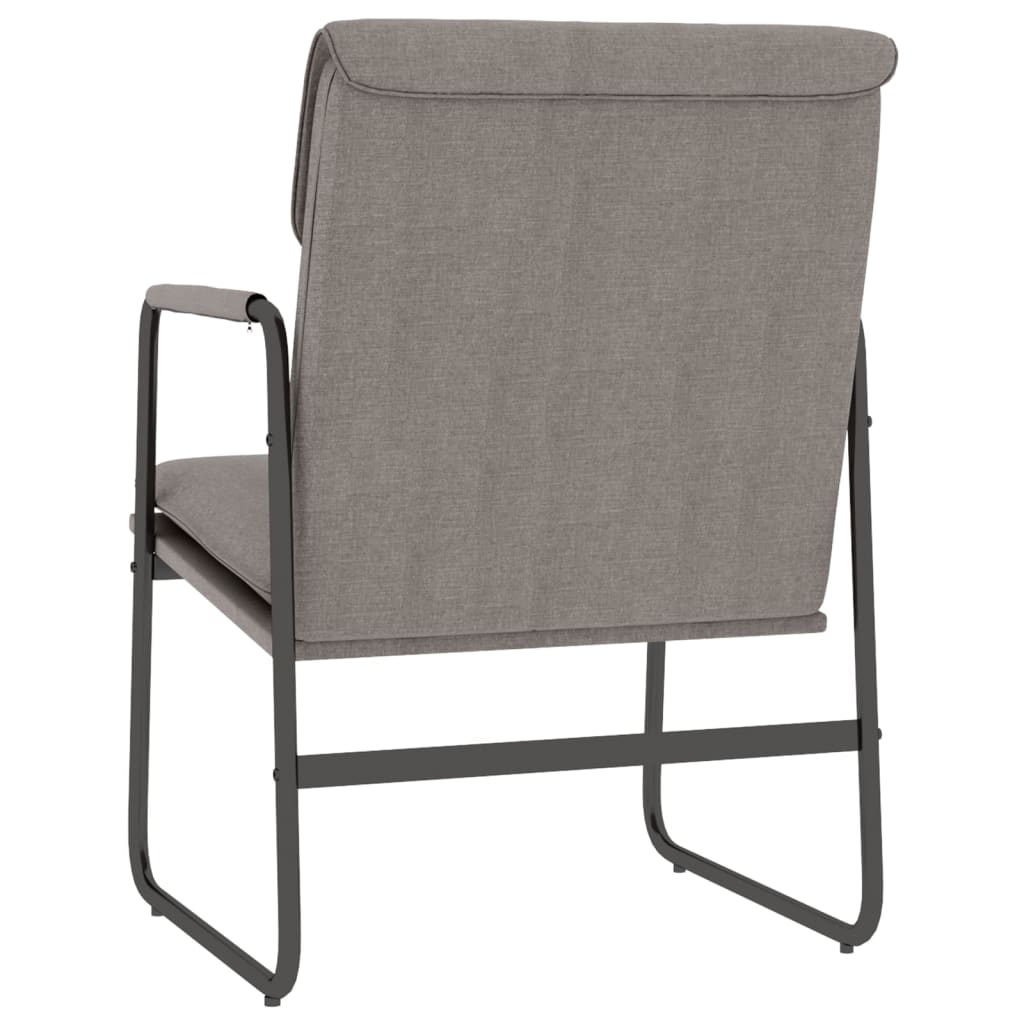 Loungestoel 55x64x80 cm stof taupe is nu te koop bij PeponiXL, paradijselijk wonen!