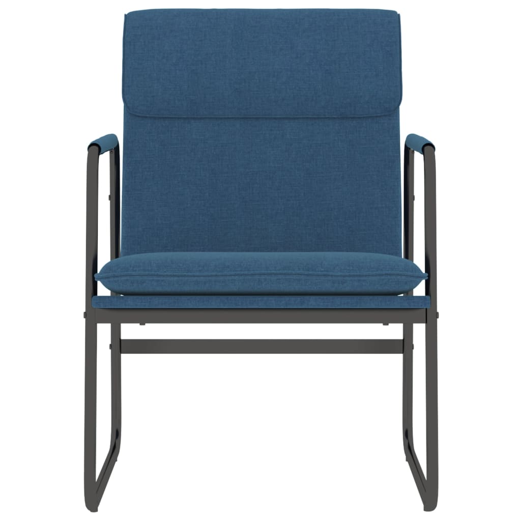 Loungestoel 55x64x80 cm stof blauw is nu te koop bij PeponiXL, paradijselijk wonen!