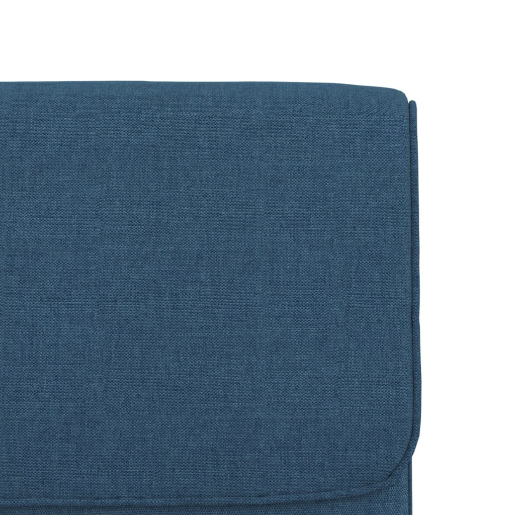 Loungestoel 55x64x80 cm stof blauw is nu te koop bij PeponiXL, paradijselijk wonen!