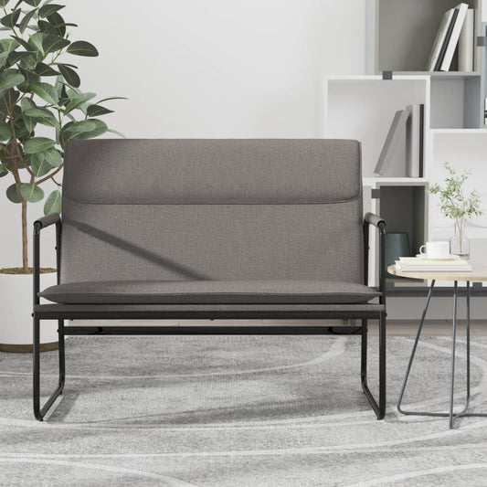 Bankje 100x64x80 cm stof taupe is nu te koop bij PeponiXL, paradijselijk wonen!