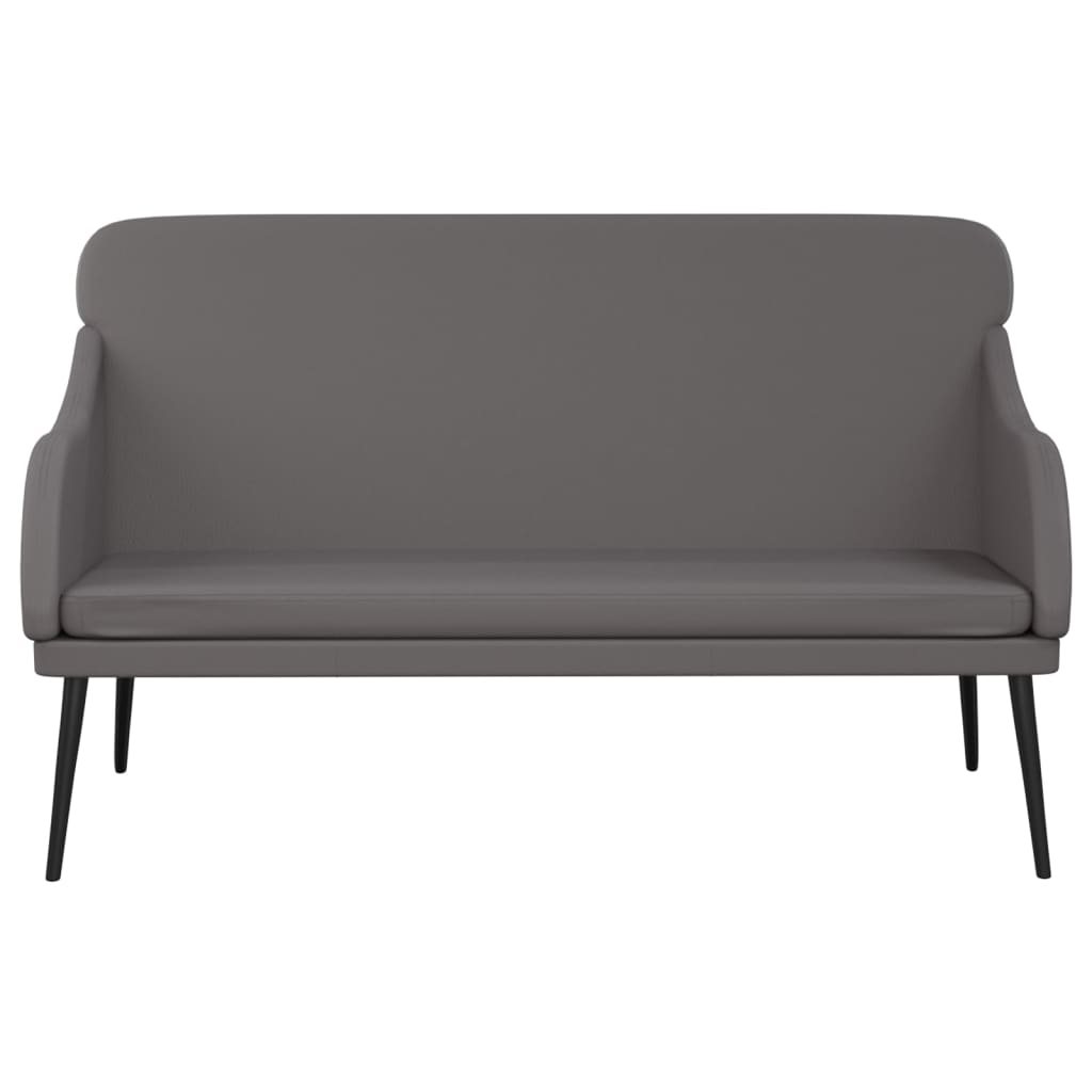 Bankje 110x76x80 cm kunstleer grijs is nu te koop bij PeponiXL, paradijselijk wonen!