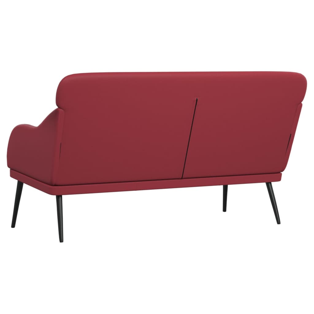 Bankje 110x76x80 cm kunstleer wijnrood is nu te koop bij PeponiXL, paradijselijk wonen!
