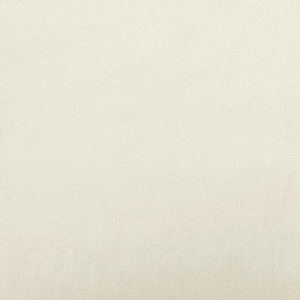 Fauteuil 63x76x80 cm fluweel crèmekleurig is nu te koop bij PeponiXL, paradijselijk wonen!