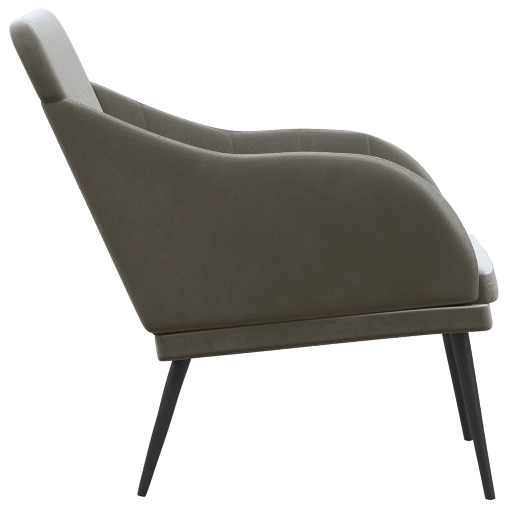 Bankje 110x76x80 cm fluweel donkergrijs is nu te koop bij PeponiXL, paradijselijk wonen!