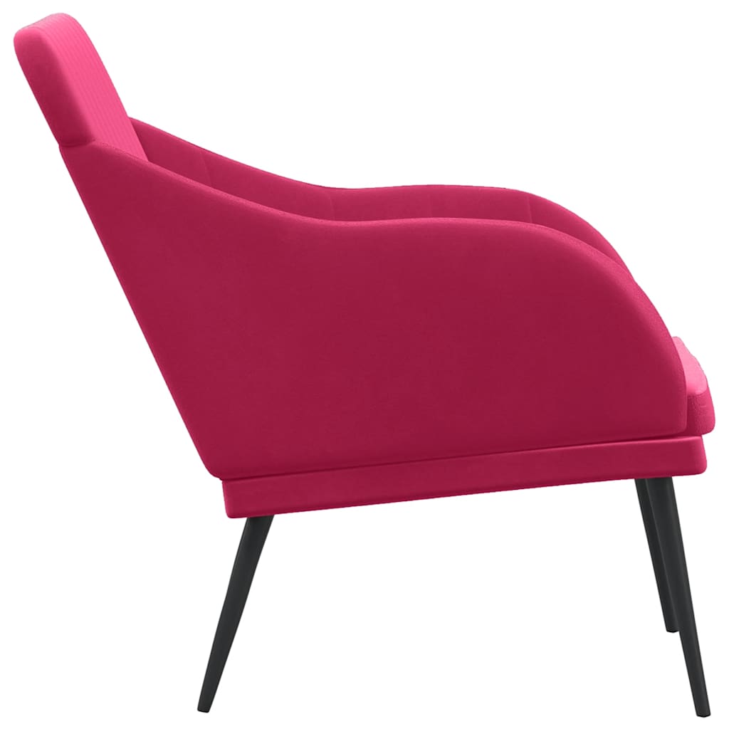 Bankje 110x76x80 cm fluweel wijnrood is nu te koop bij PeponiXL, paradijselijk wonen!