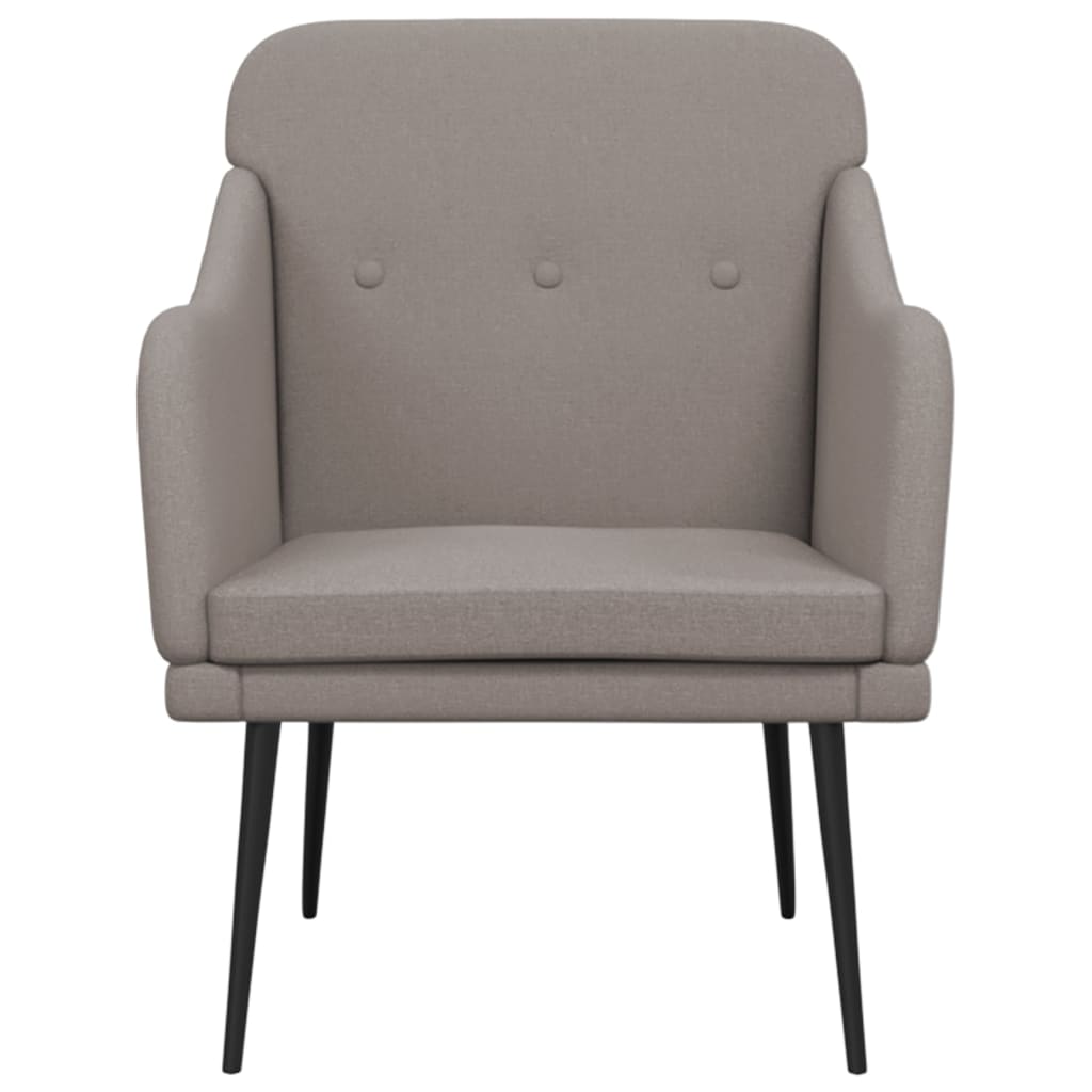 Fauteuil 63x76x80 cm stof taupe is nu te koop bij PeponiXL, paradijselijk wonen!