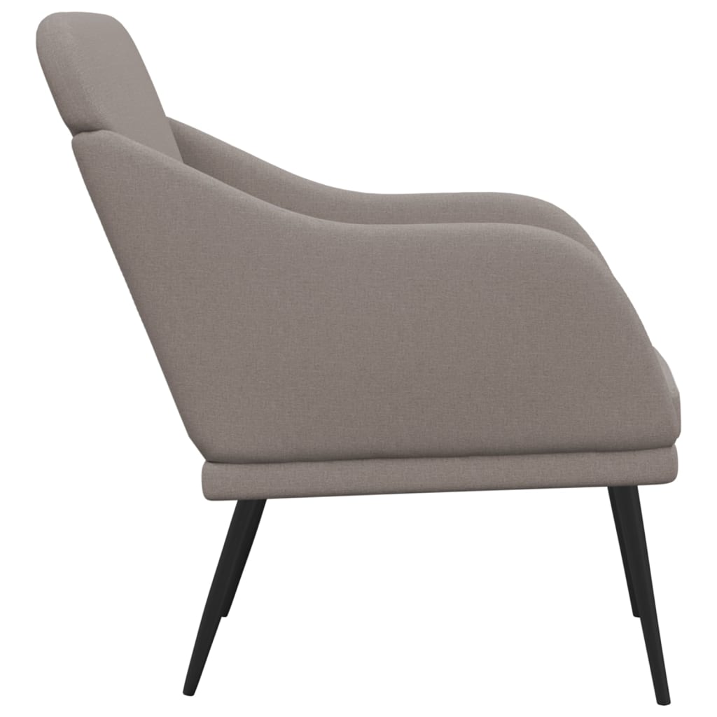 Fauteuil 63x76x80 cm stof taupe is nu te koop bij PeponiXL, paradijselijk wonen!