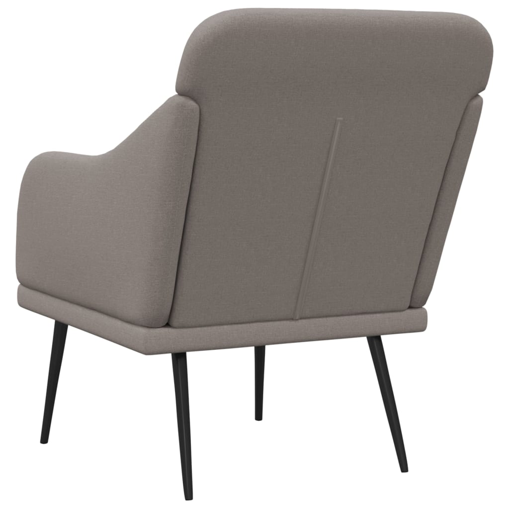Fauteuil 63x76x80 cm stof taupe is nu te koop bij PeponiXL, paradijselijk wonen!