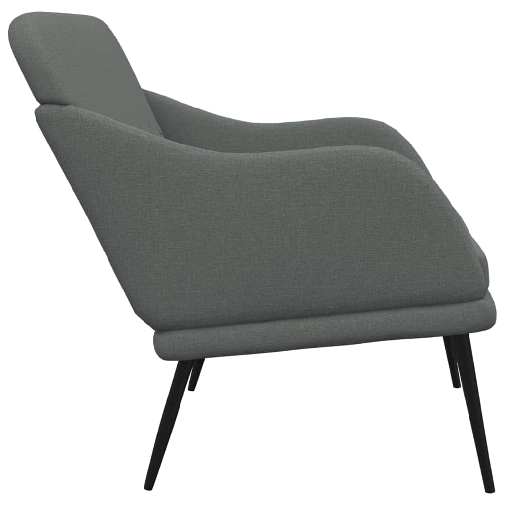 Bankje 110x76x80 cm stof donkergrijs is nu te koop bij PeponiXL, paradijselijk wonen!