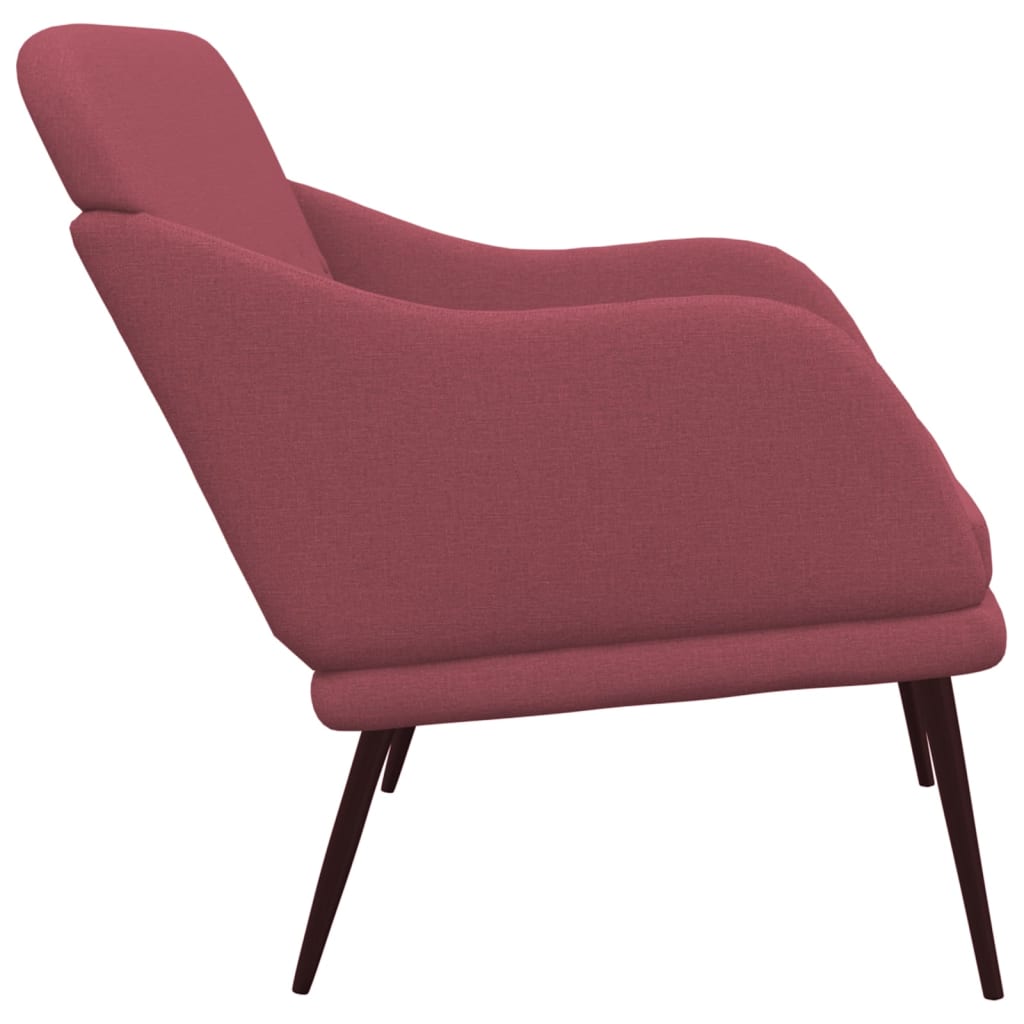 Bankje 110x76x80 cm stof wijnrood is nu te koop bij PeponiXL, paradijselijk wonen!
