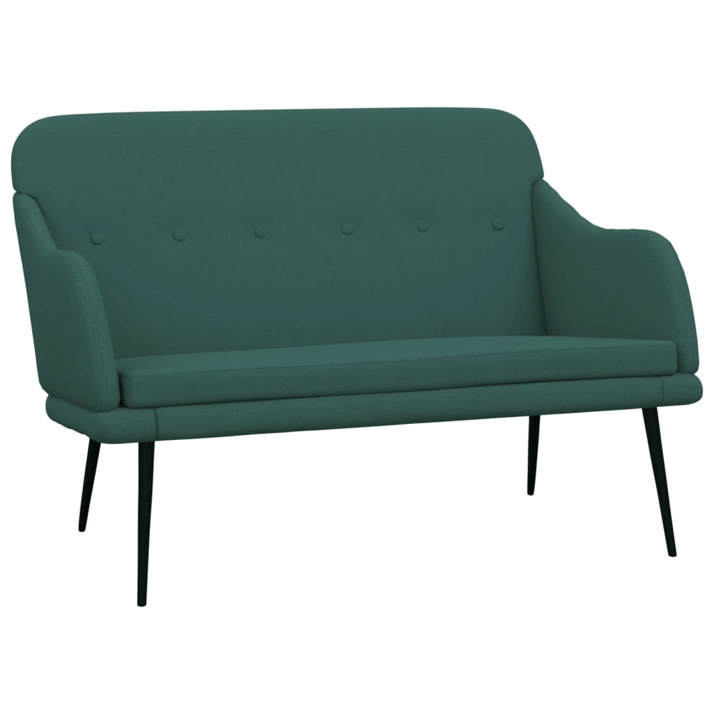 Bankje 110x76x80 cm stof donkergroen is nu te koop bij PeponiXL, paradijselijk wonen!