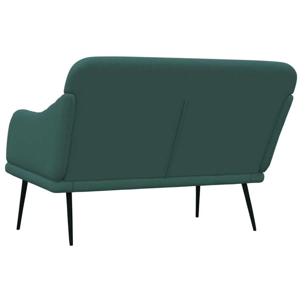 Bankje 110x76x80 cm stof donkergroen is nu te koop bij PeponiXL, paradijselijk wonen!
