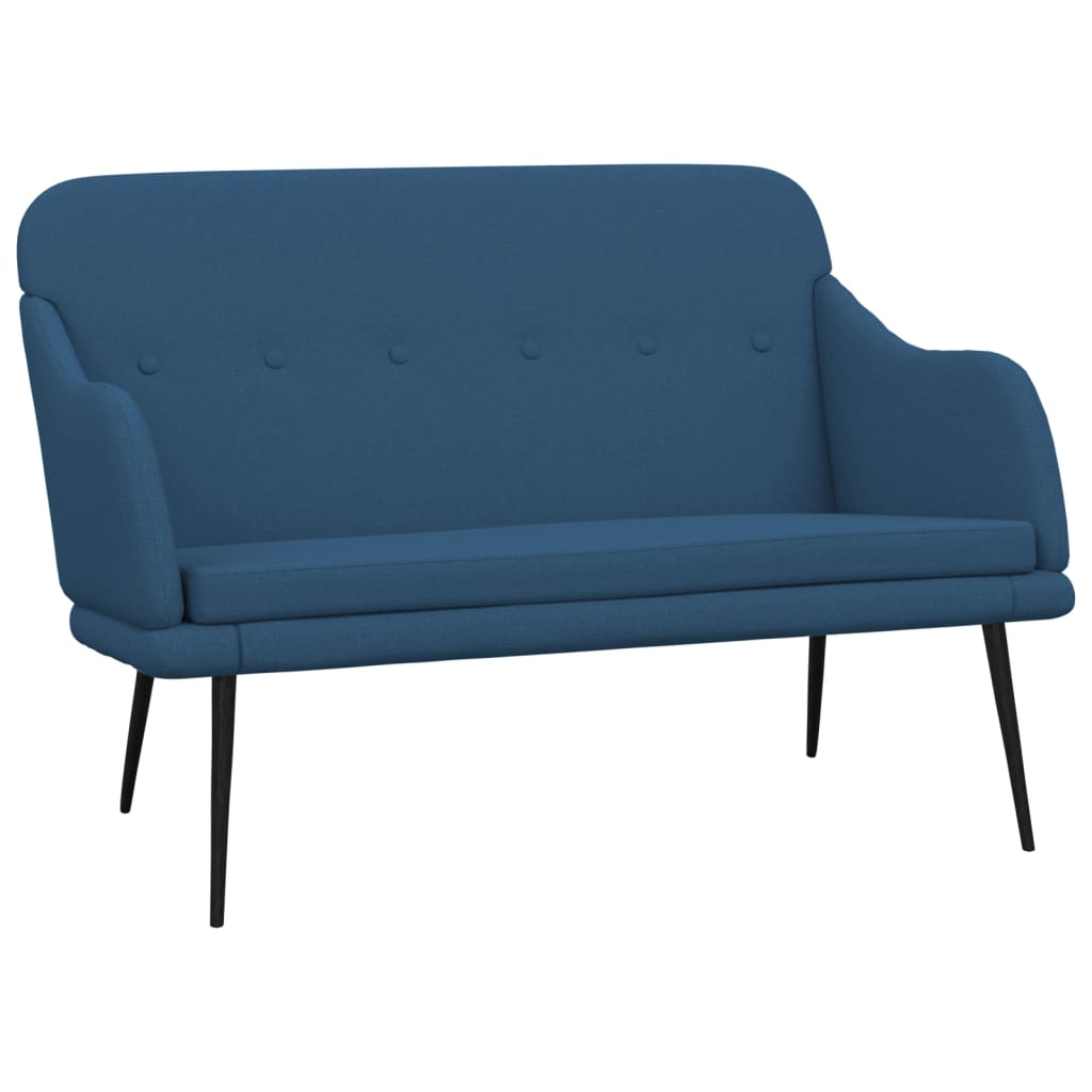 Bankje 110x76x80 cm stof blauw is nu te koop bij PeponiXL, paradijselijk wonen!