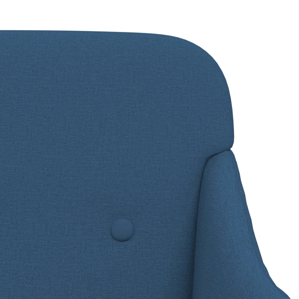 Bankje 110x76x80 cm stof blauw is nu te koop bij PeponiXL, paradijselijk wonen!