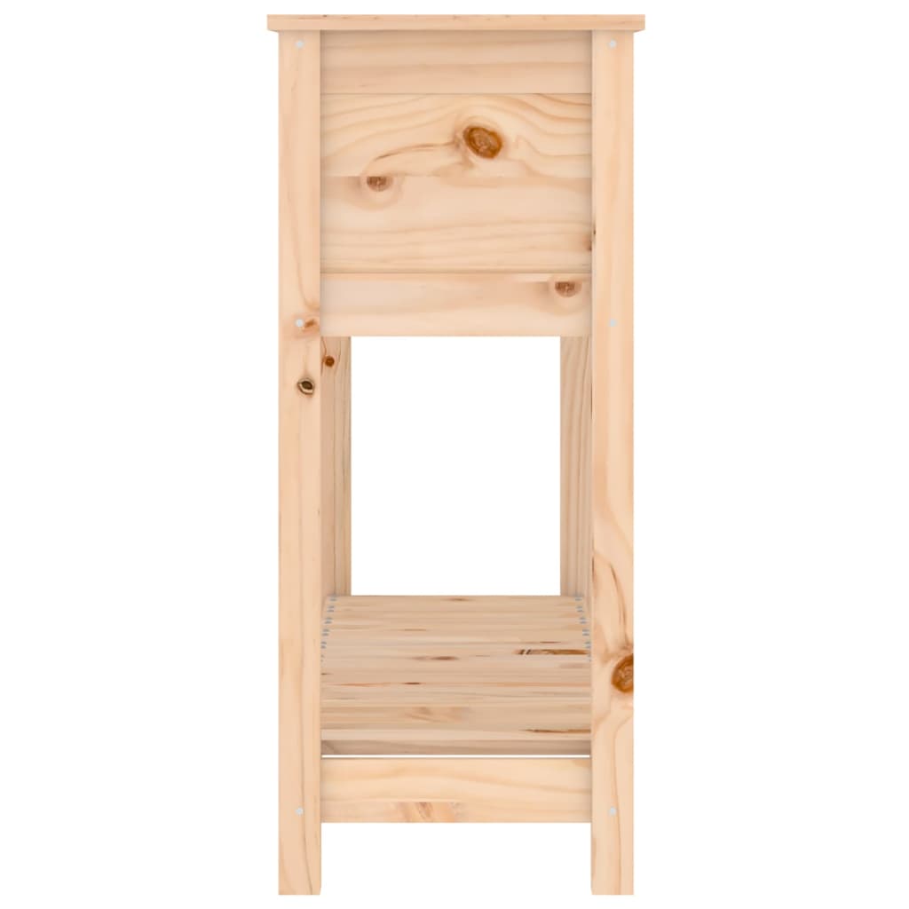 Plantenbak met schap 111,5x34,5x81 cm massief grenenhout is nu te koop bij PeponiXL, paradijselijk wonen!