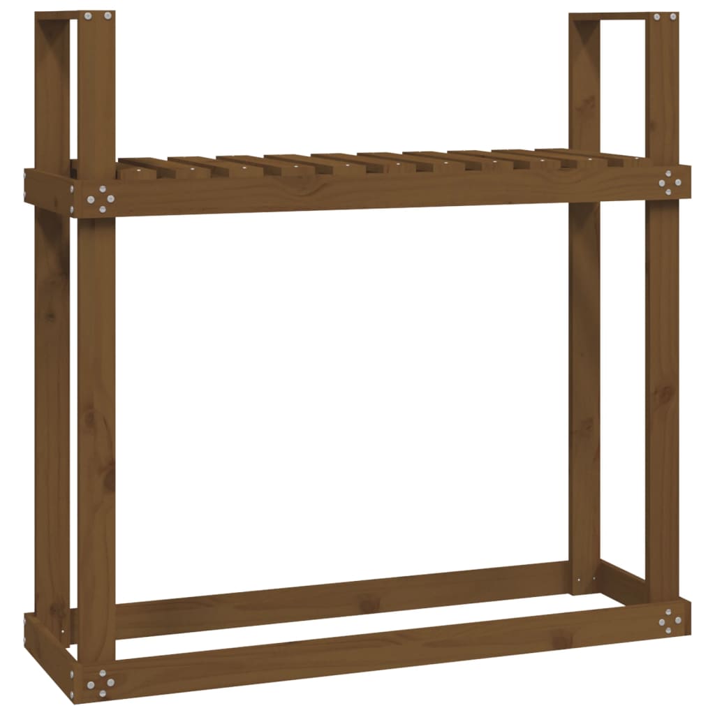 Haardhoutrek 110x35x108,5 cm massief grenenhout honingbruin is nu te koop bij PeponiXL, paradijselijk wonen!