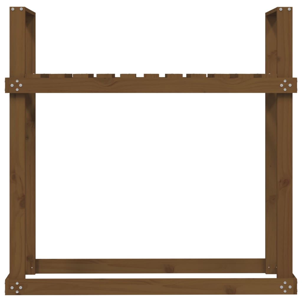 Haardhoutrek 110x35x108,5 cm massief grenenhout honingbruin is nu te koop bij PeponiXL, paradijselijk wonen!