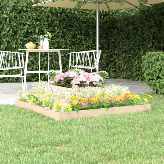 Plantenbak 110x110x27 cm massief grenenhout is nu te koop bij PeponiXL, paradijselijk wonen!