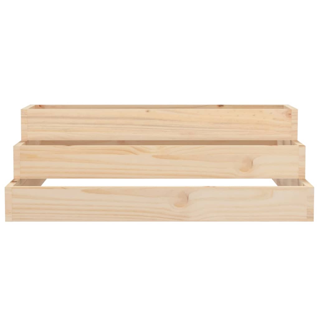 Plantenbak 80x80x27 cm massief grenenhout is nu te koop bij PeponiXL, paradijselijk wonen!