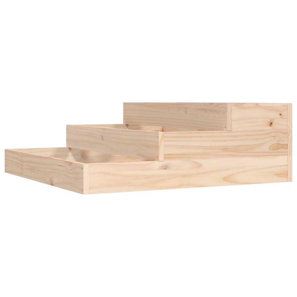 Plantenbak 78x78x27 cm massief grenenhout is nu te koop bij PeponiXL, paradijselijk wonen!