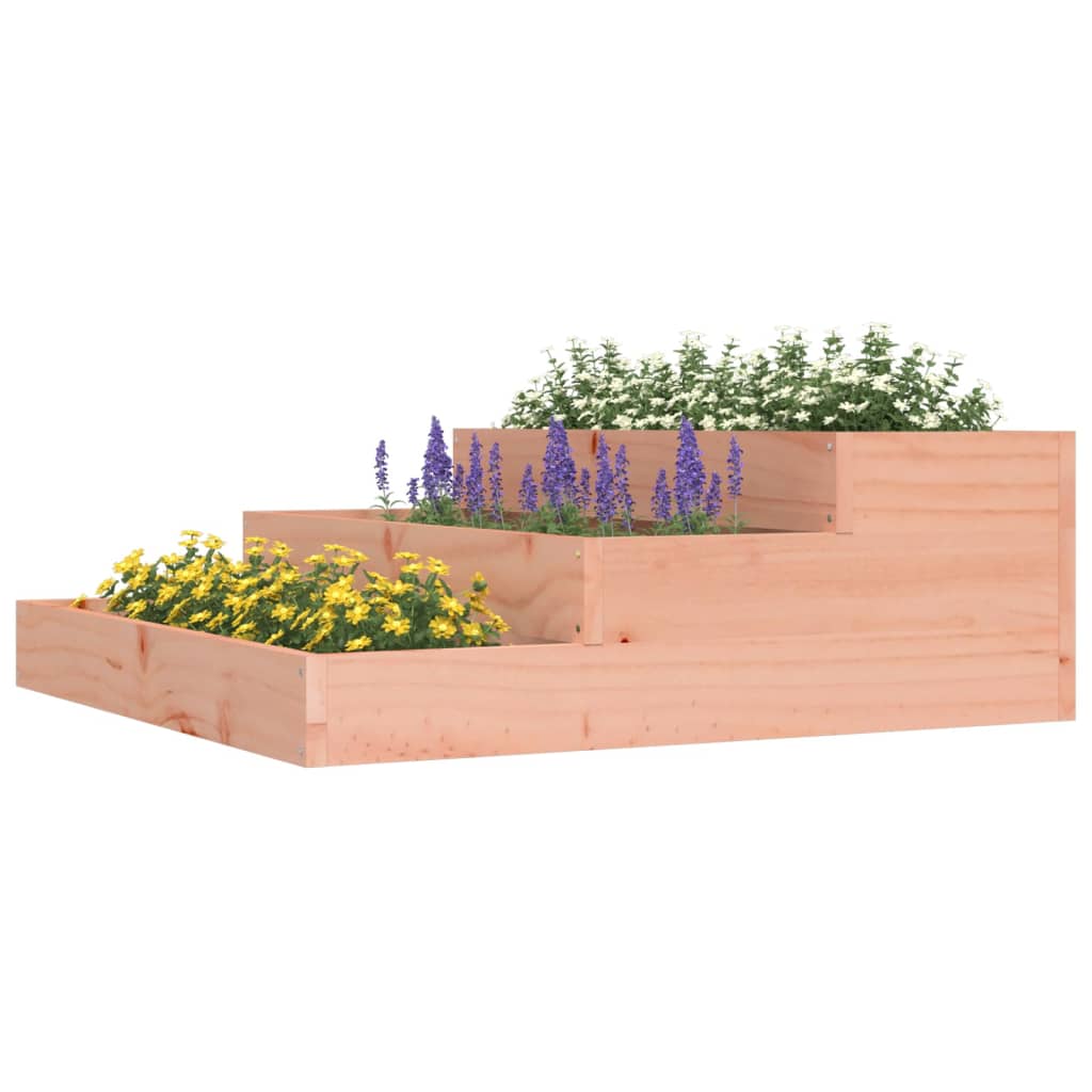 Plantenbak 78x78x27 cm massief douglashout is nu te koop bij PeponiXL, paradijselijk wonen!