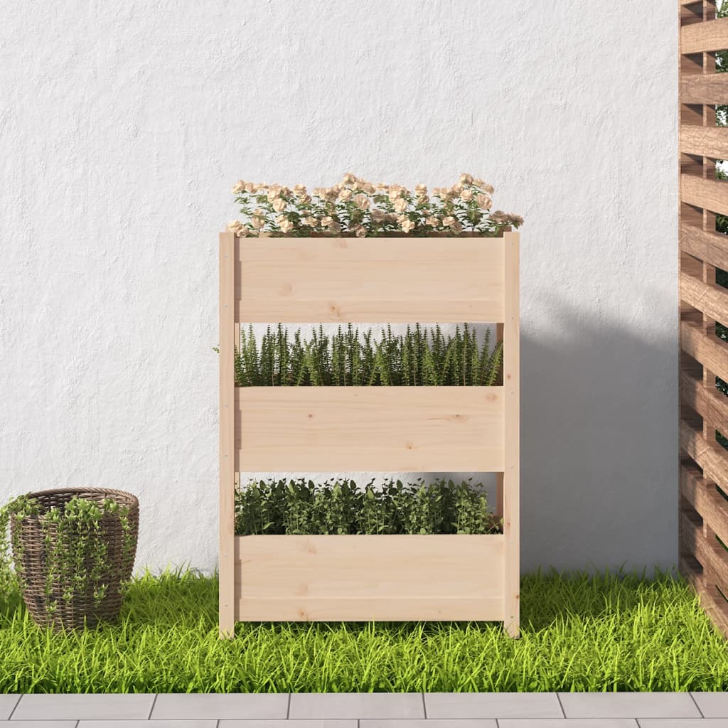Plantenbak 77x25x104,5 cm massief grenenhout is nu te koop bij PeponiXL, paradijselijk wonen!