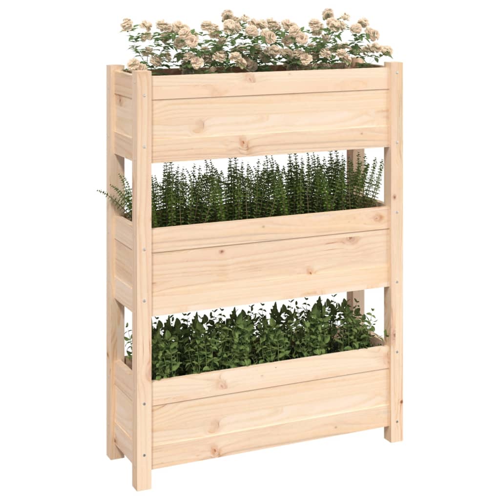 Plantenbak 77x25x104,5 cm massief grenenhout is nu te koop bij PeponiXL, paradijselijk wonen!