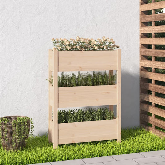 Plantenbak 77x25x104,5 cm massief grenenhout is nu te koop bij PeponiXL, paradijselijk wonen!