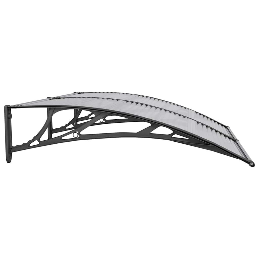 Deurluifel 150x100 cm polycarbonaat zwart is nu te koop bij PeponiXL, paradijselijk wonen!