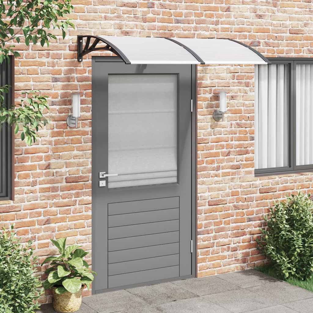 Deurluifel 150x100 cm polycarbonaat zwart is nu te koop bij PeponiXL, paradijselijk wonen!