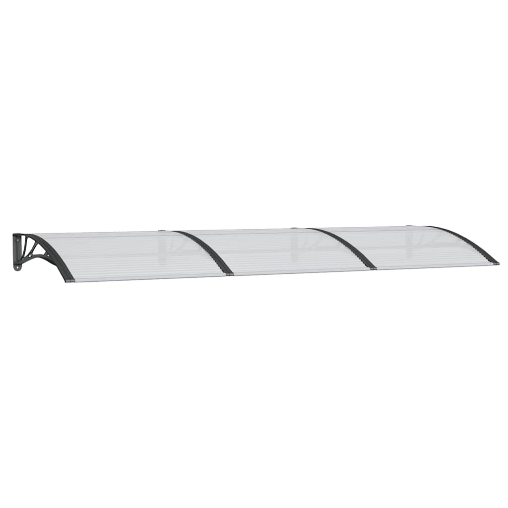 Deurluifel 300x100 cm polycarbonaat zwart is nu te koop bij PeponiXL, paradijselijk wonen!