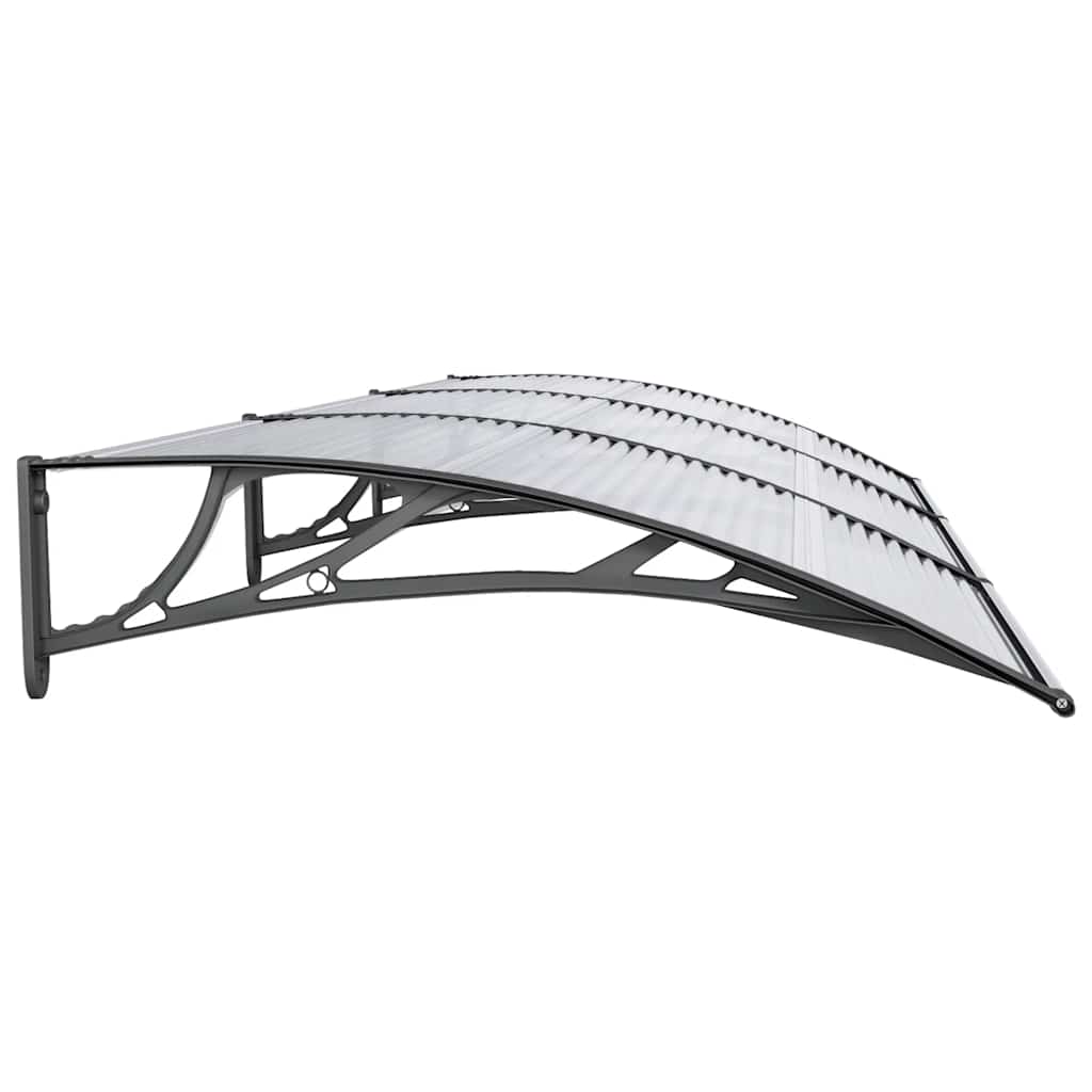 Deurluifel 300x100 cm polycarbonaat zwart is nu te koop bij PeponiXL, paradijselijk wonen!