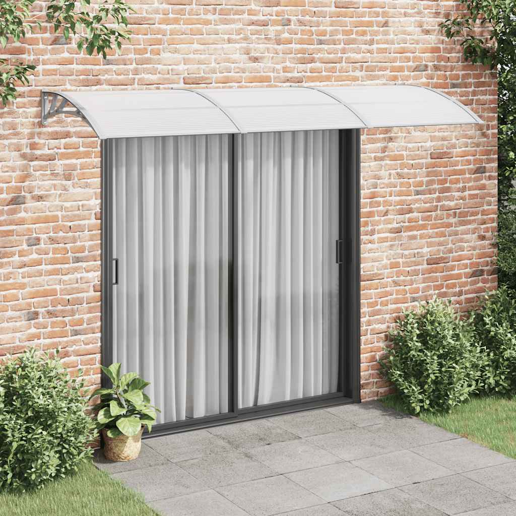 Deurluifel 300x100 cm polycarbonaat grijs is nu te koop bij PeponiXL, paradijselijk wonen!