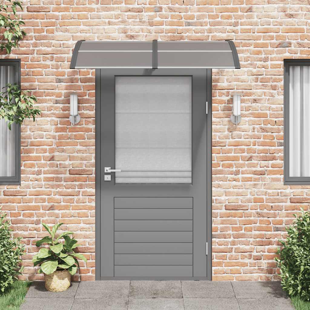 Deurluifel 150x100 cm polycarbonaat zwart is nu te koop bij PeponiXL, paradijselijk wonen!