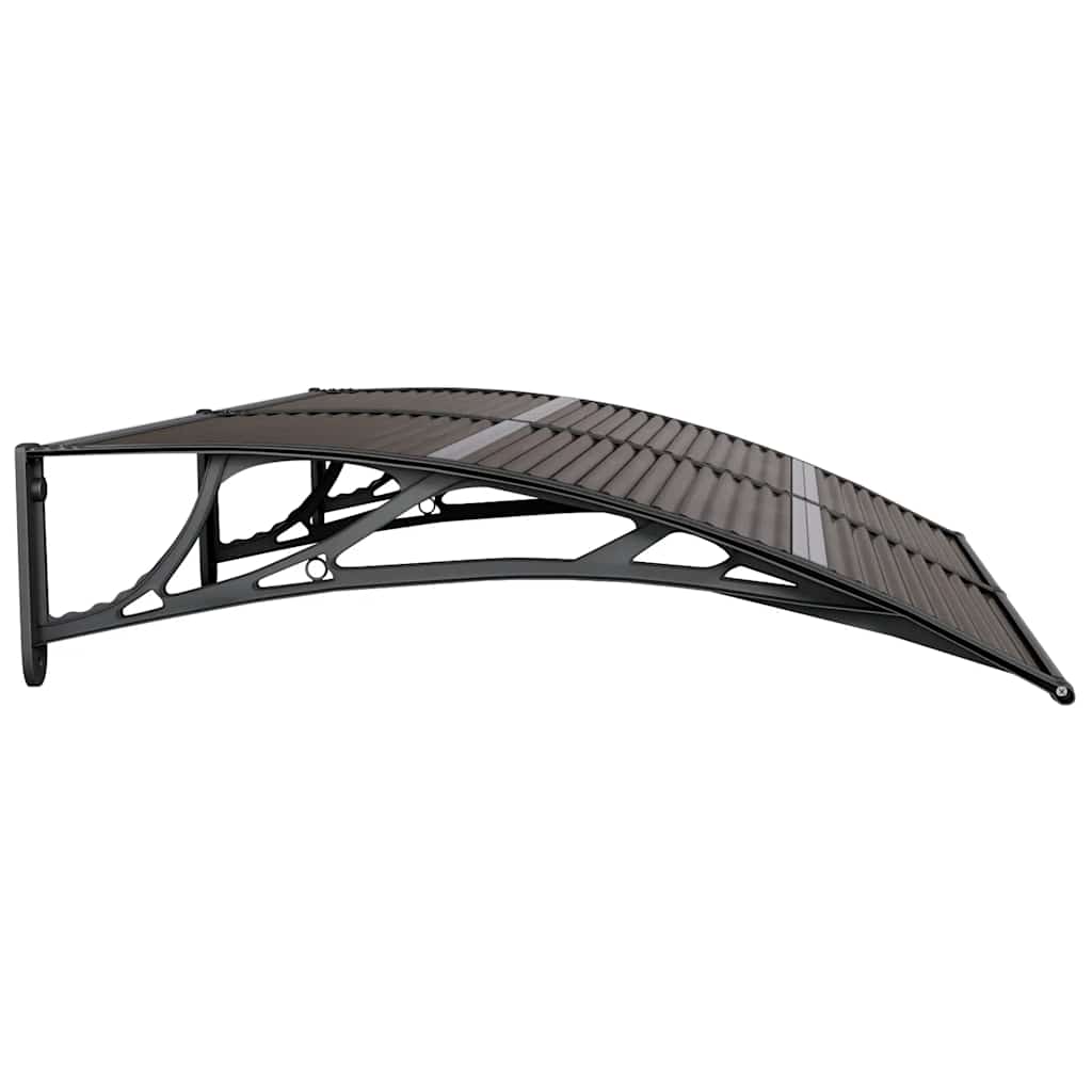 Deurluifel 150x100 cm polycarbonaat zwart is nu te koop bij PeponiXL, paradijselijk wonen!