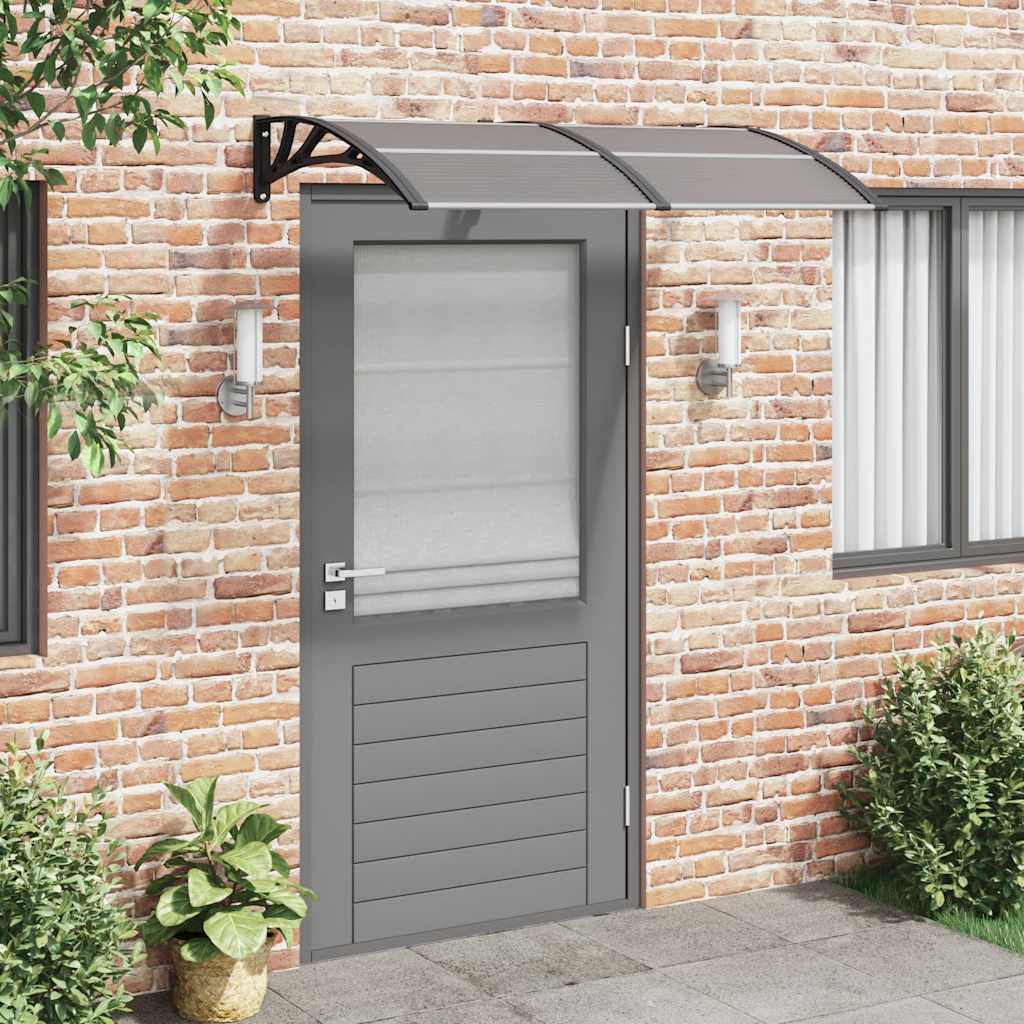 Deurluifel 150x100 cm polycarbonaat zwart is nu te koop bij PeponiXL, paradijselijk wonen!