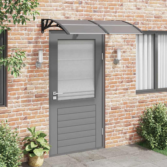 Deurluifel 150x100 cm polycarbonaat zwart is nu te koop bij PeponiXL, paradijselijk wonen!