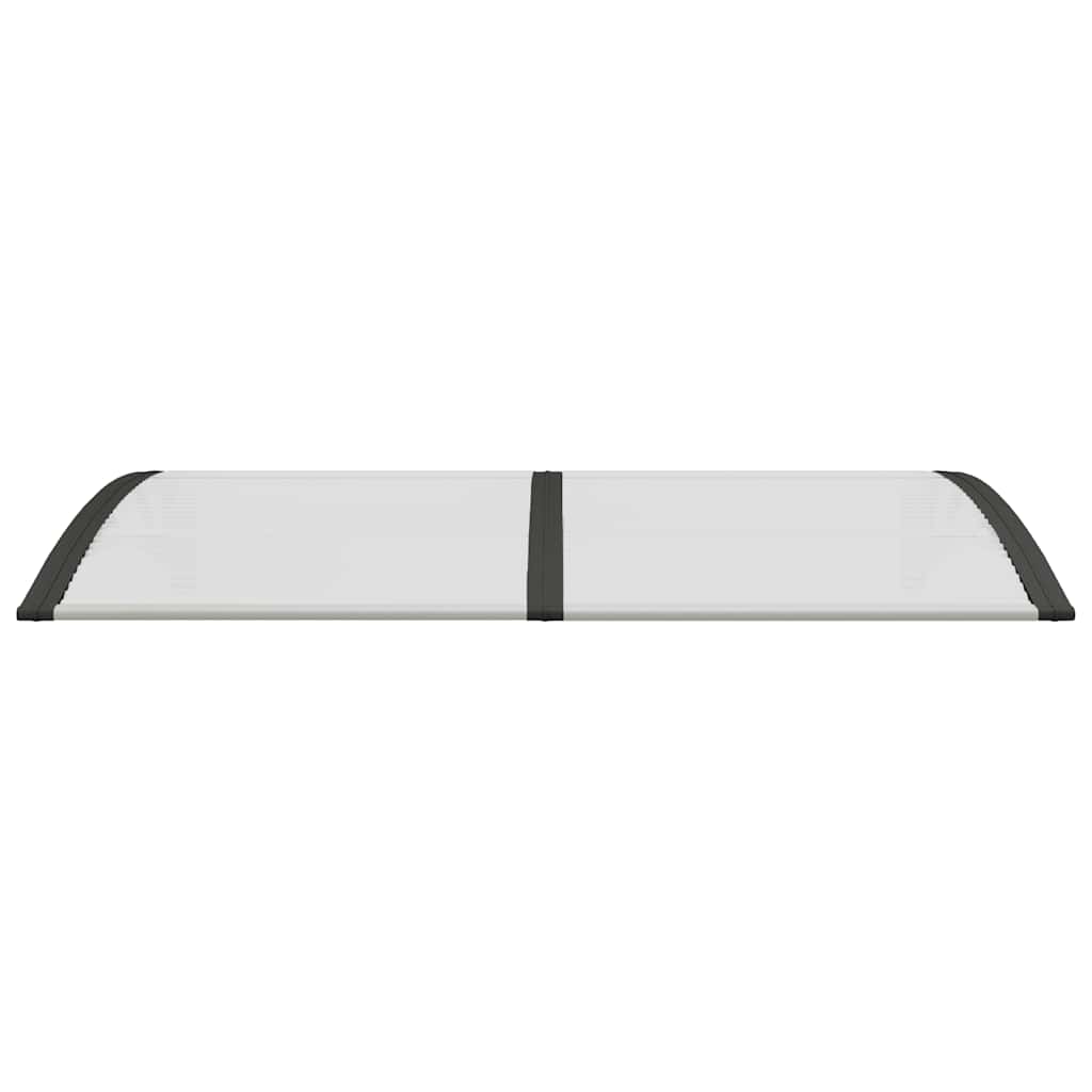 Deurluifel 150x75 cm polycarbonaat zwart en transparant is nu te koop bij PeponiXL, paradijselijk wonen!